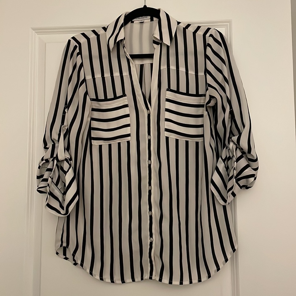 Express Portofino Striped Shirt